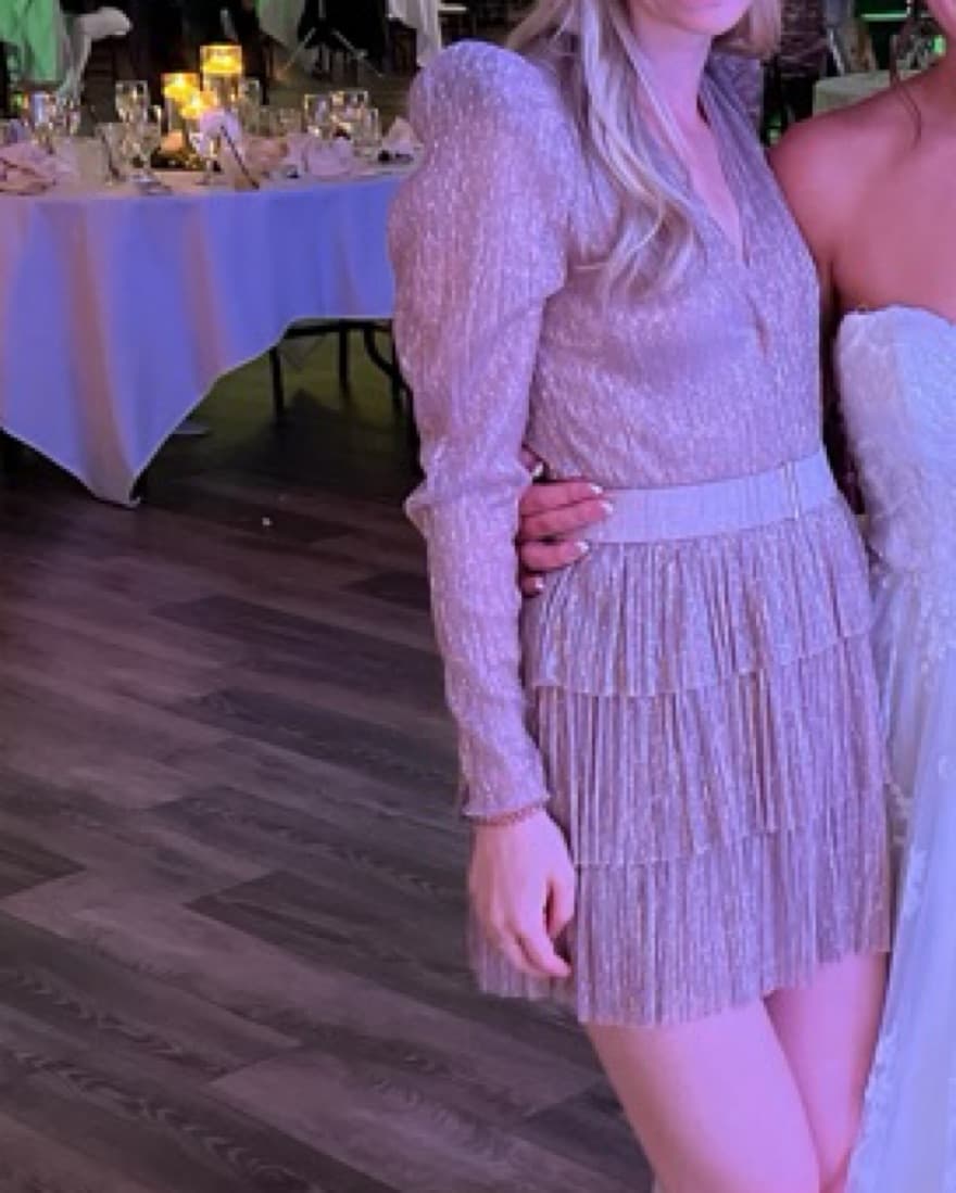 Sabina Musayev Carry Mini Dress In Blush - Image 3