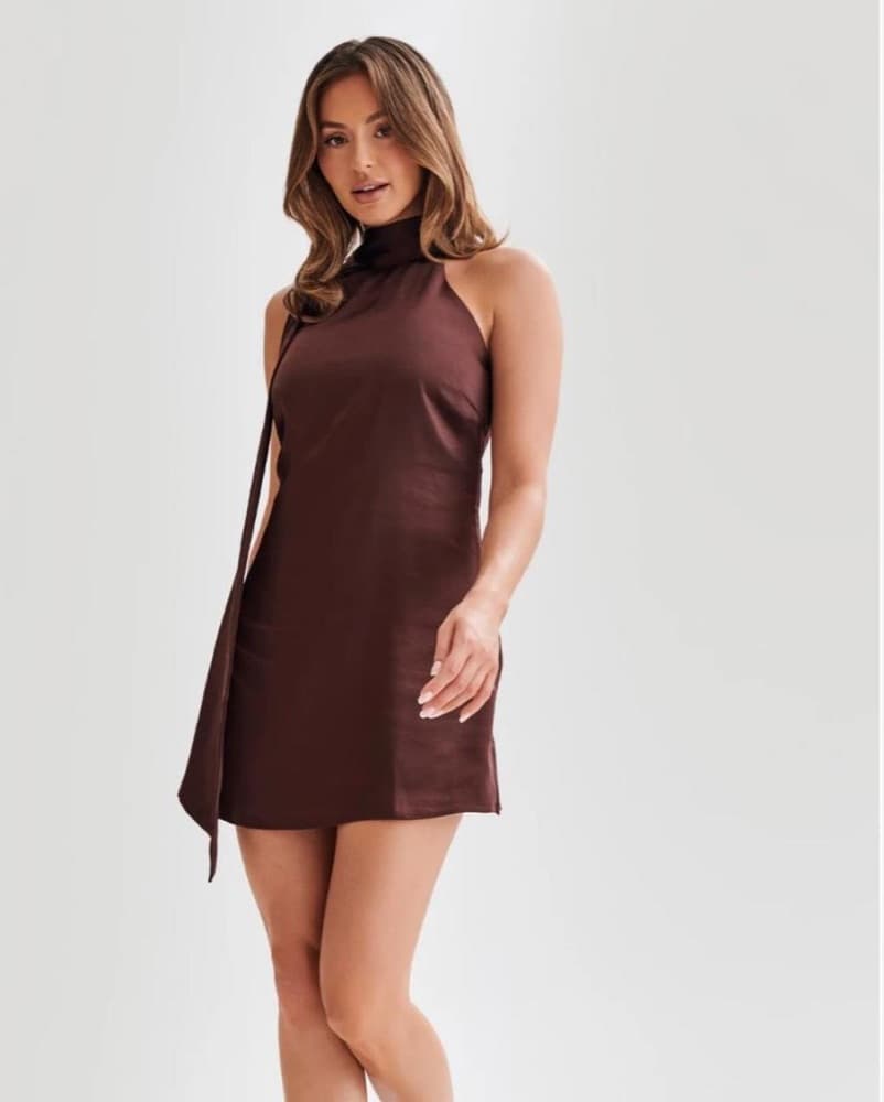 Meshki Aubriella Halter Mini Dress  - Image 3