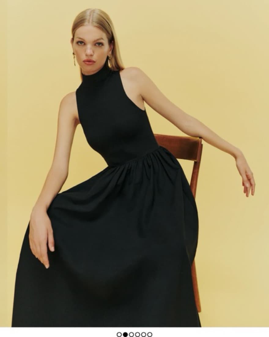 Gorgeous Black Reformation Dress  - Image 2