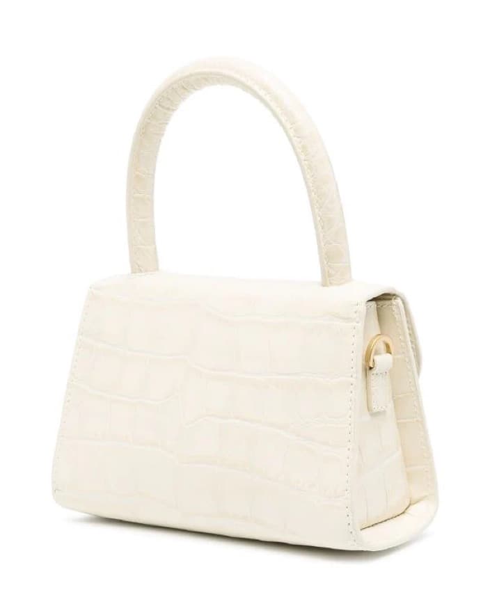 Byfar Cream Mini Tote Bag - Image 4
