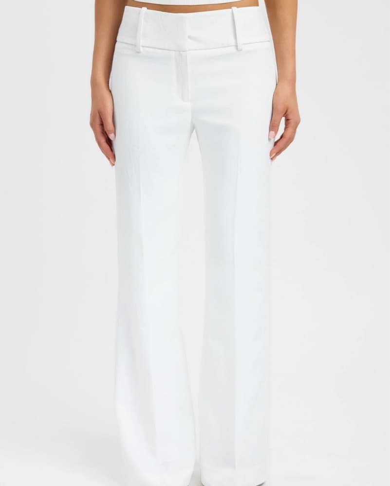 Chic White Wide-Leg Pants - Image 2