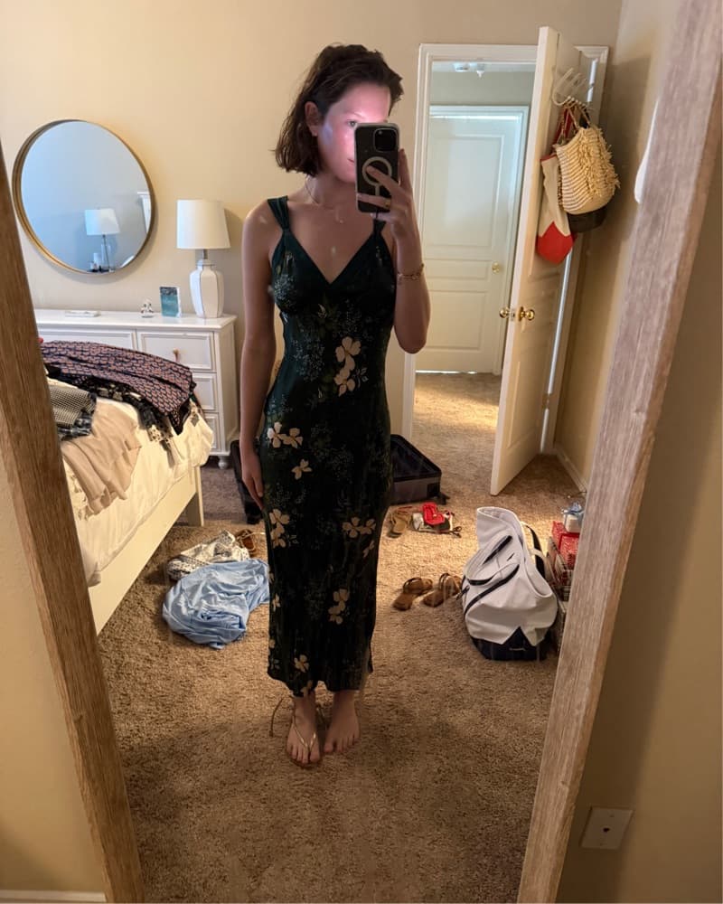 REFORMATION Elegant Floral Maxi Dress - Image 3