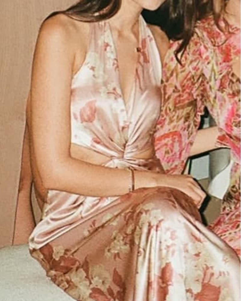 Reformation Nerida Silk Dress - Image 1