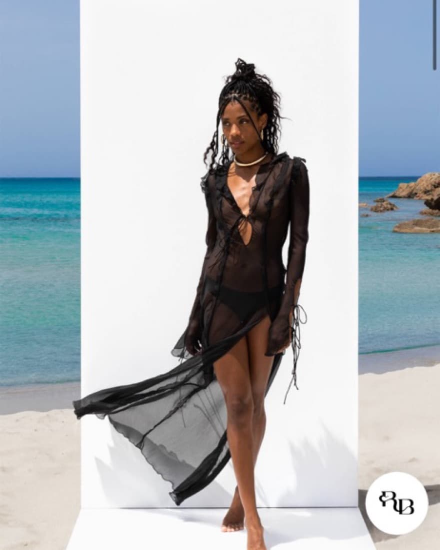 Rat & Boa Farretti Dress Black - Image 3