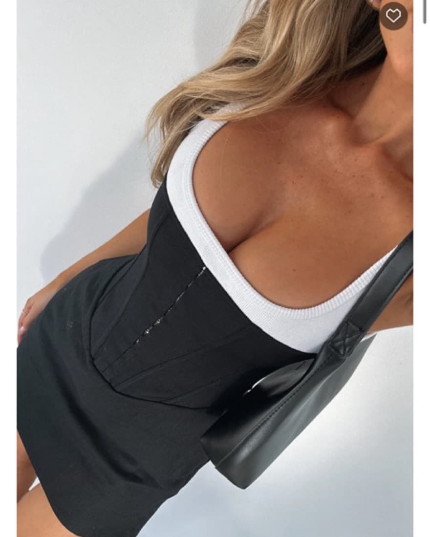 Roundabout Mini Dress Black - Image 2