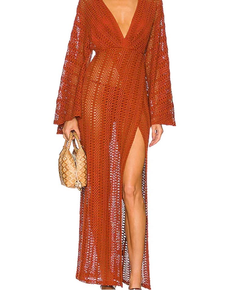 Michael Costello Revolve Maxi Coverup - Image 2