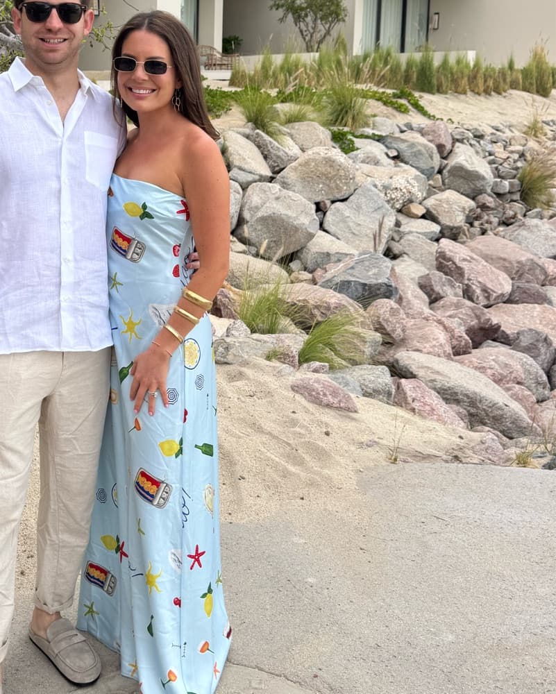 Italian Print Maxi Dress - Image 2