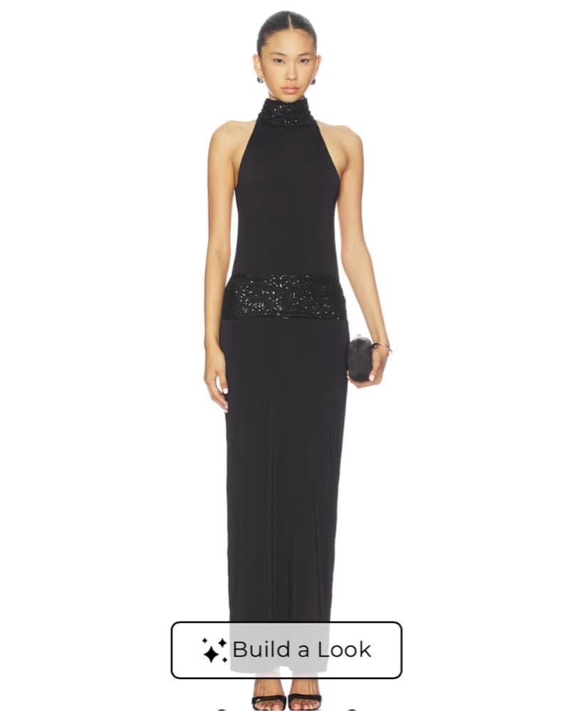 black revolve formal dress - Image 1