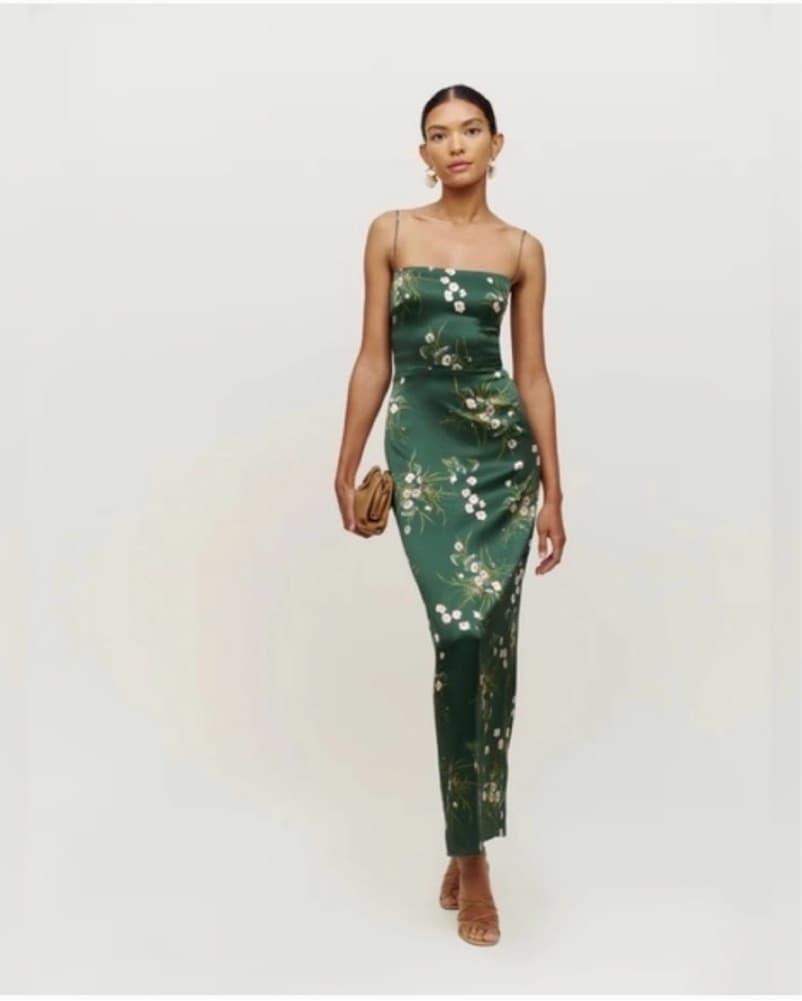 Reformation Frankie Silk Dress - Image 1