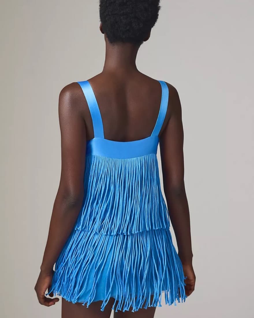Anthropologie Fringe Dress - Image 2