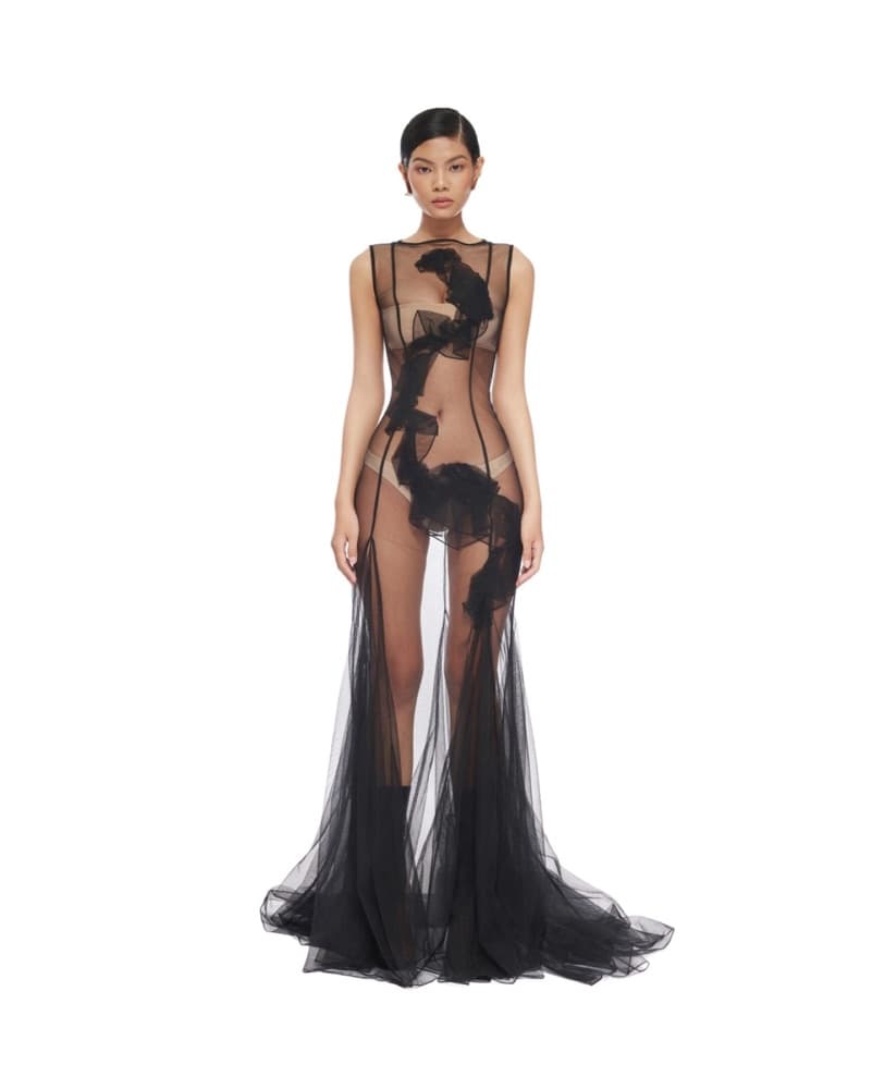 Fancì Club FISHTAIL EVENING GOWN - Image 1