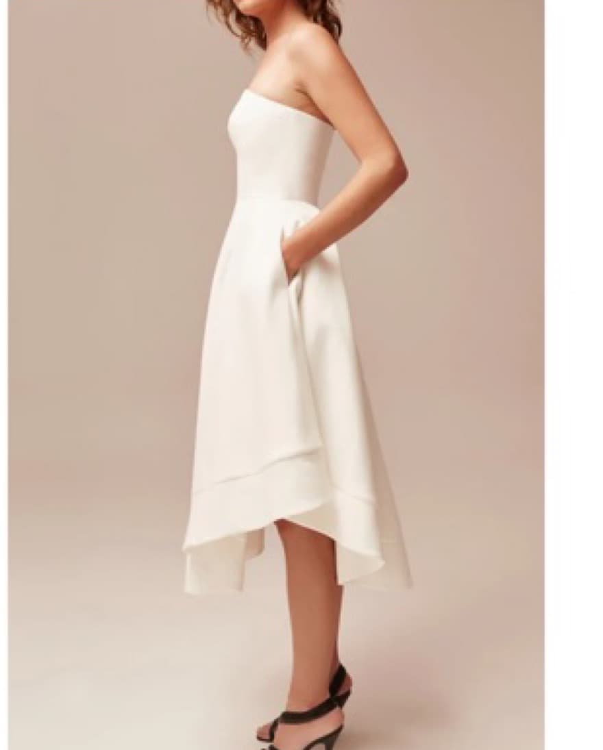 C/meo Strapless Midi Dress - Image 3