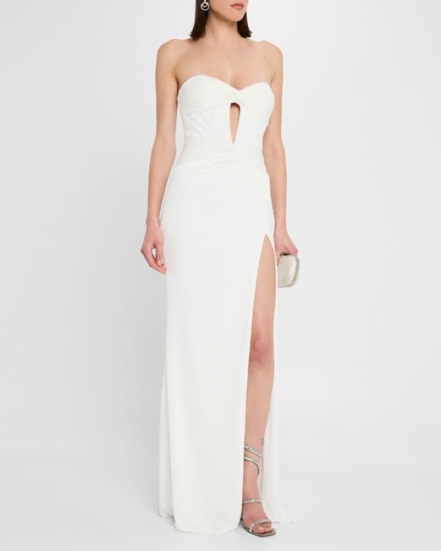 White Jovani Gown  - Image 1