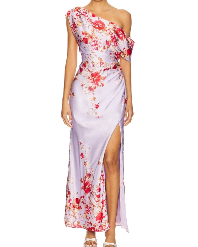 Elliatt Lilac Floral Gown - Image 1
