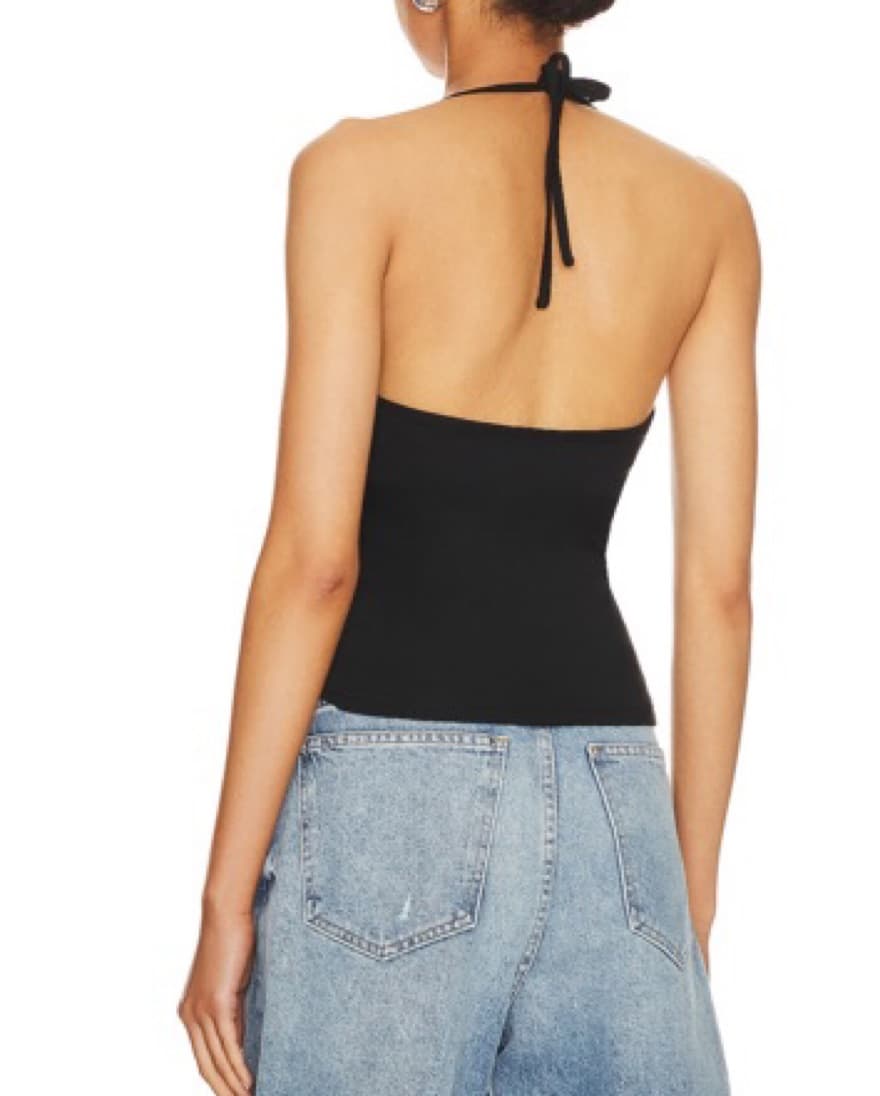Superdown Black Top With Silver Buckle - Image 3
