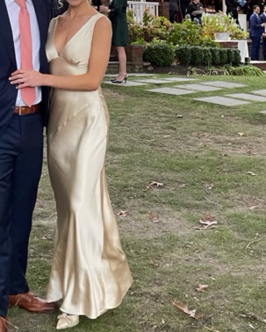 Meshki Champagne Gold Dress - Image 1