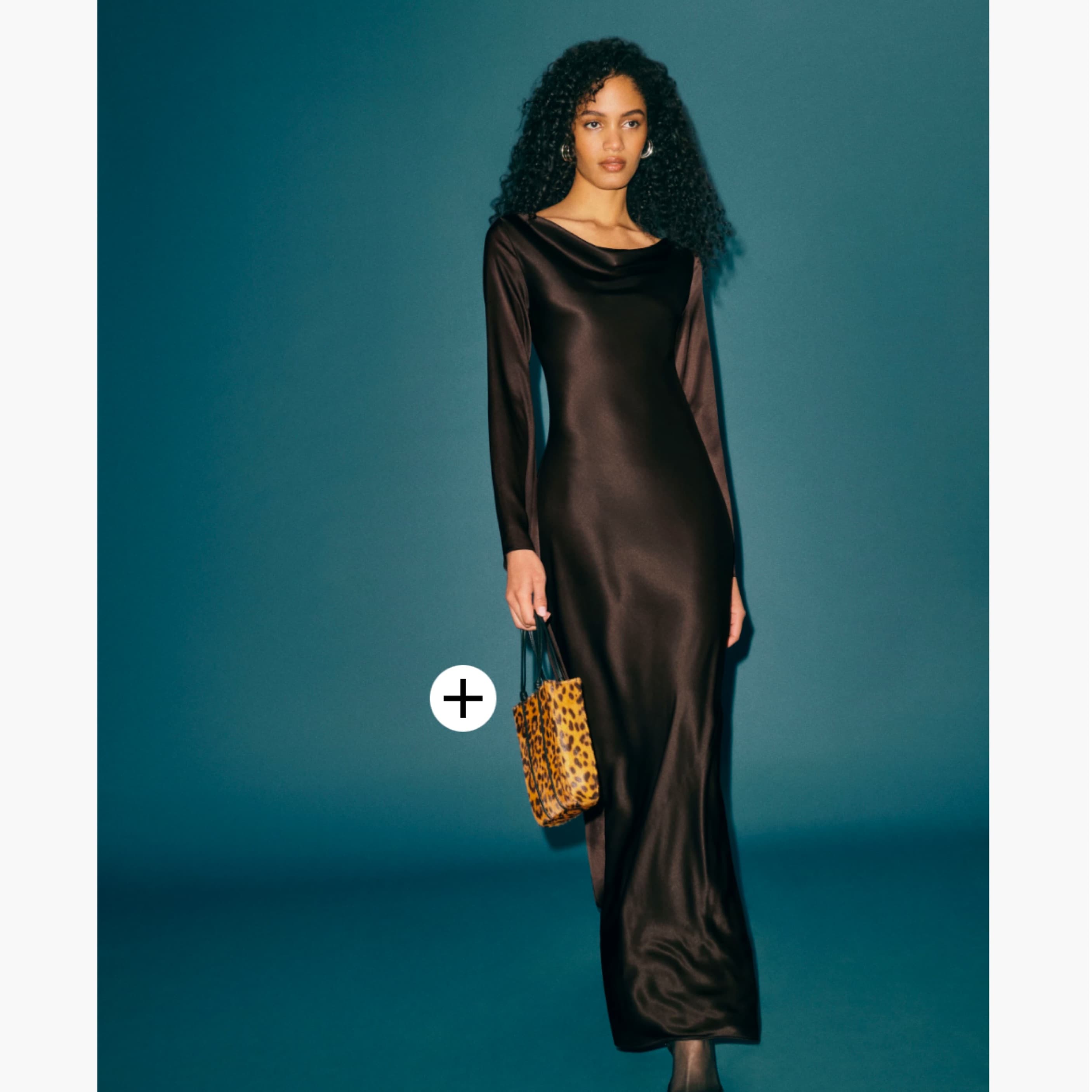 Reformation Ciana Satin Dress - Image 1