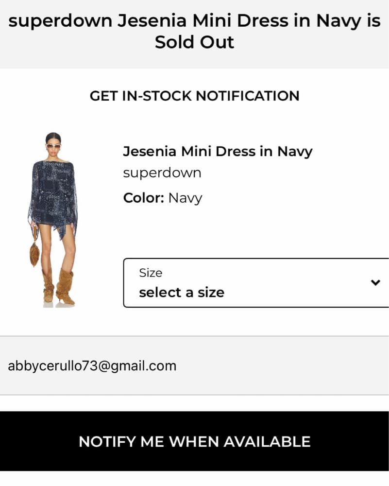 Jesenia Mini Dress In Navy - Image 2