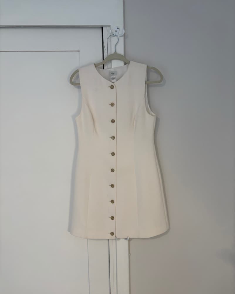 White Mini Dress - Image 4