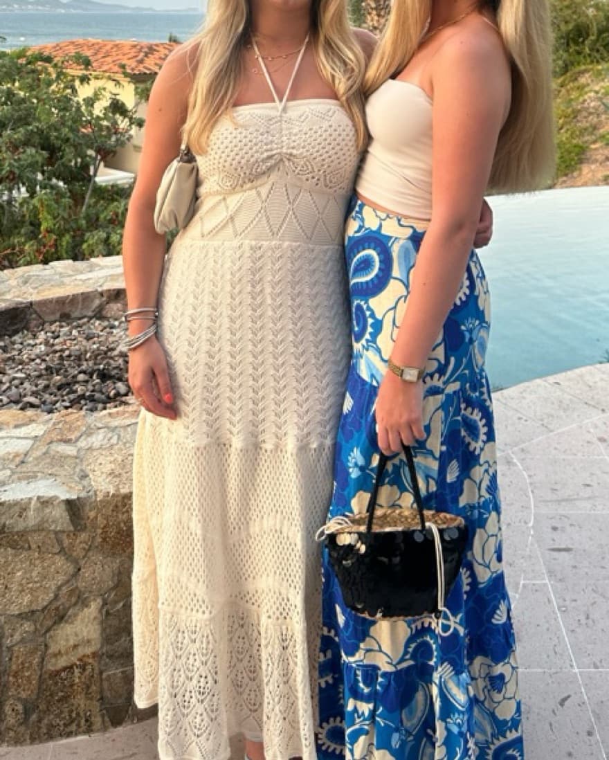Farm Rio X Anthropologie Crochet Maxi - Image 5