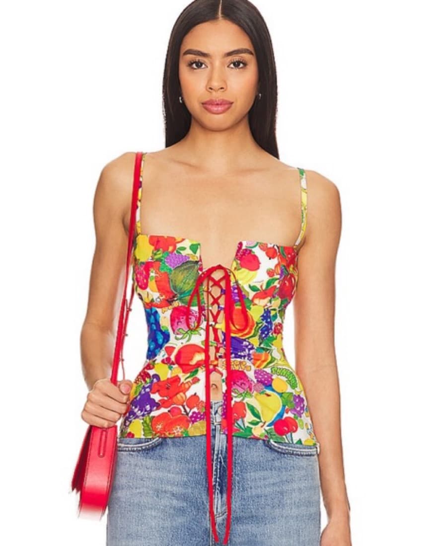 Tyler McGillivary Fruit Sticker Corset - Image 1