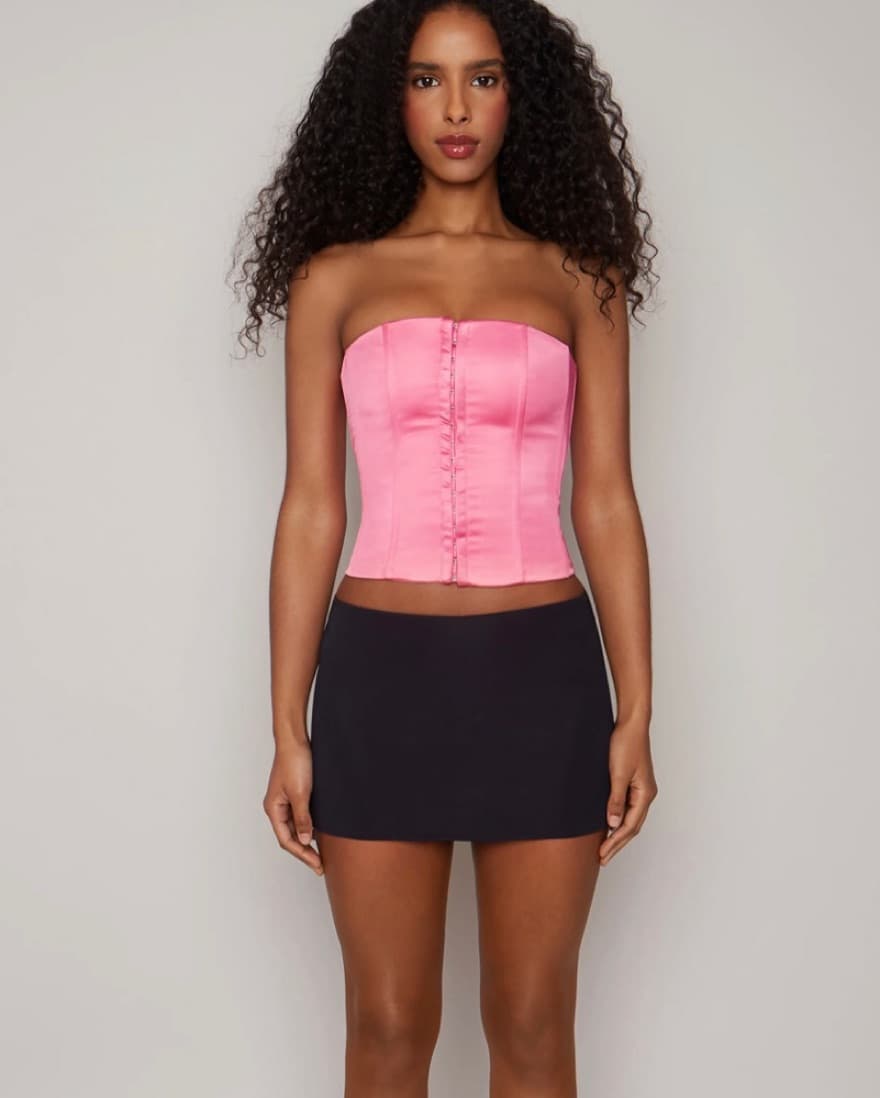Danielle Guizo Satin Corset - Image 2
