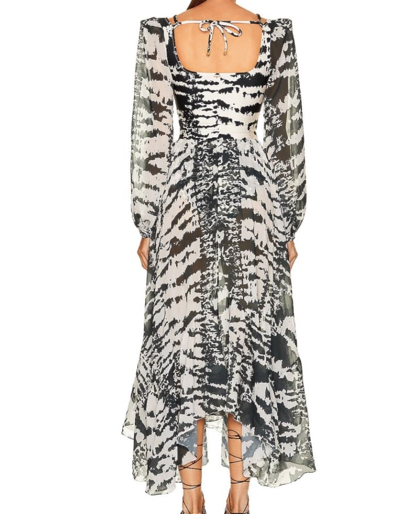 Alessandra Ambrosio Printed CutOut Dress - Image 4