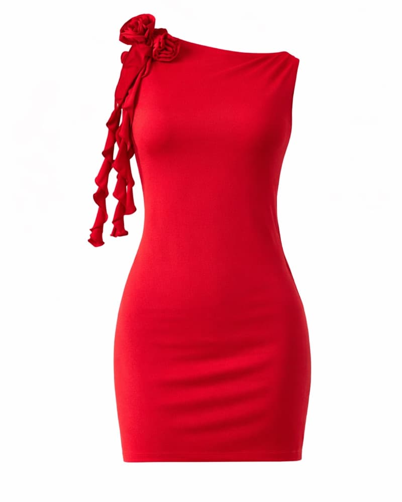 Meshki Bronte Rose Mini Dress - Image 5
