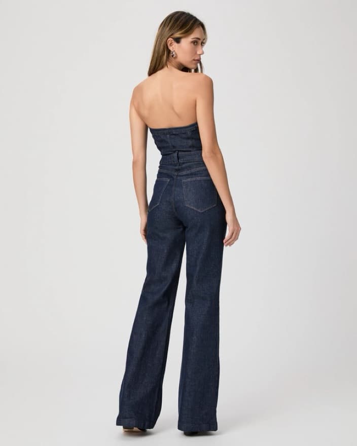 PAIGE Sansa Denim Jumpsuit - Image 2