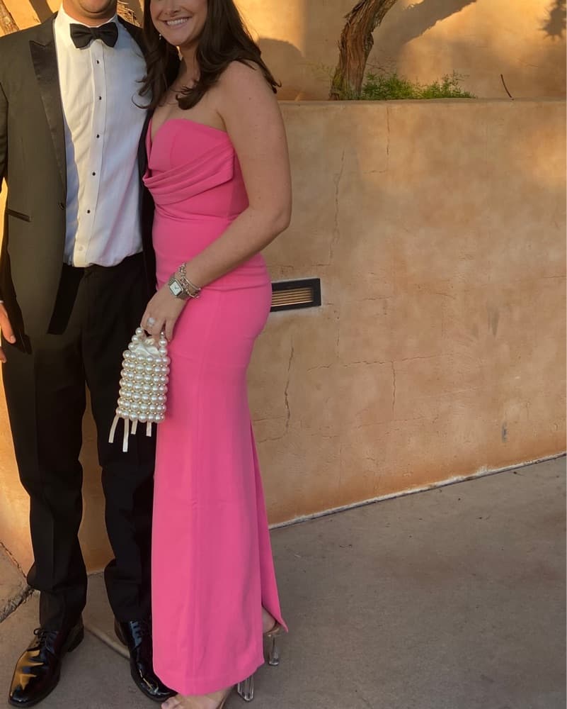 NBD Esha Maxi Dress In Hot Pink  - Image 4