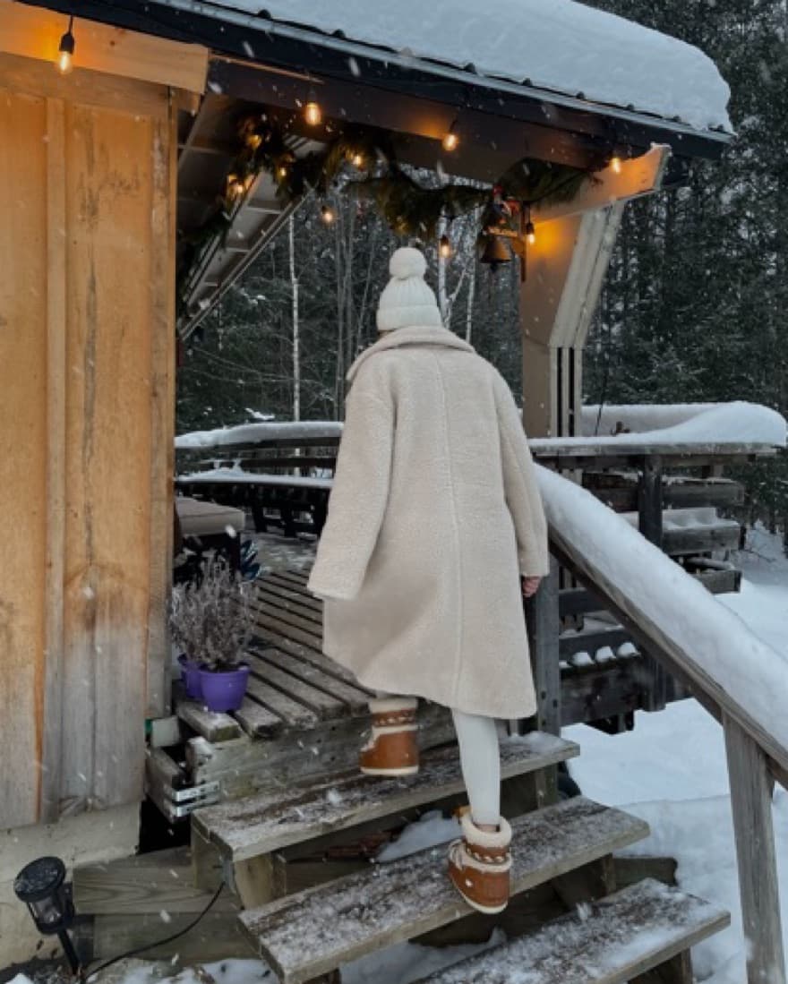 Aritzia Teddy Winter Coat - Image 1