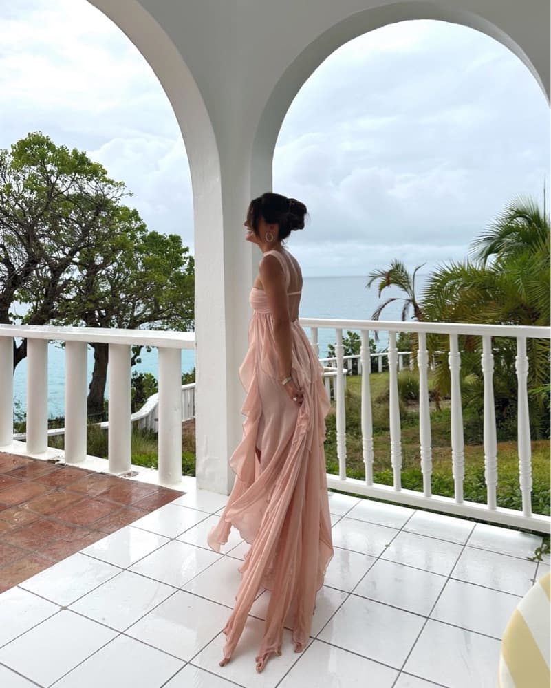 Elegant Chiffon Maxi Dress - Image 3