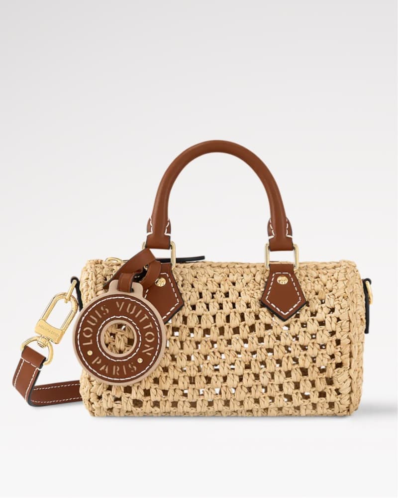 Louis Vuitton Raffia Nano Speedy - Image 1