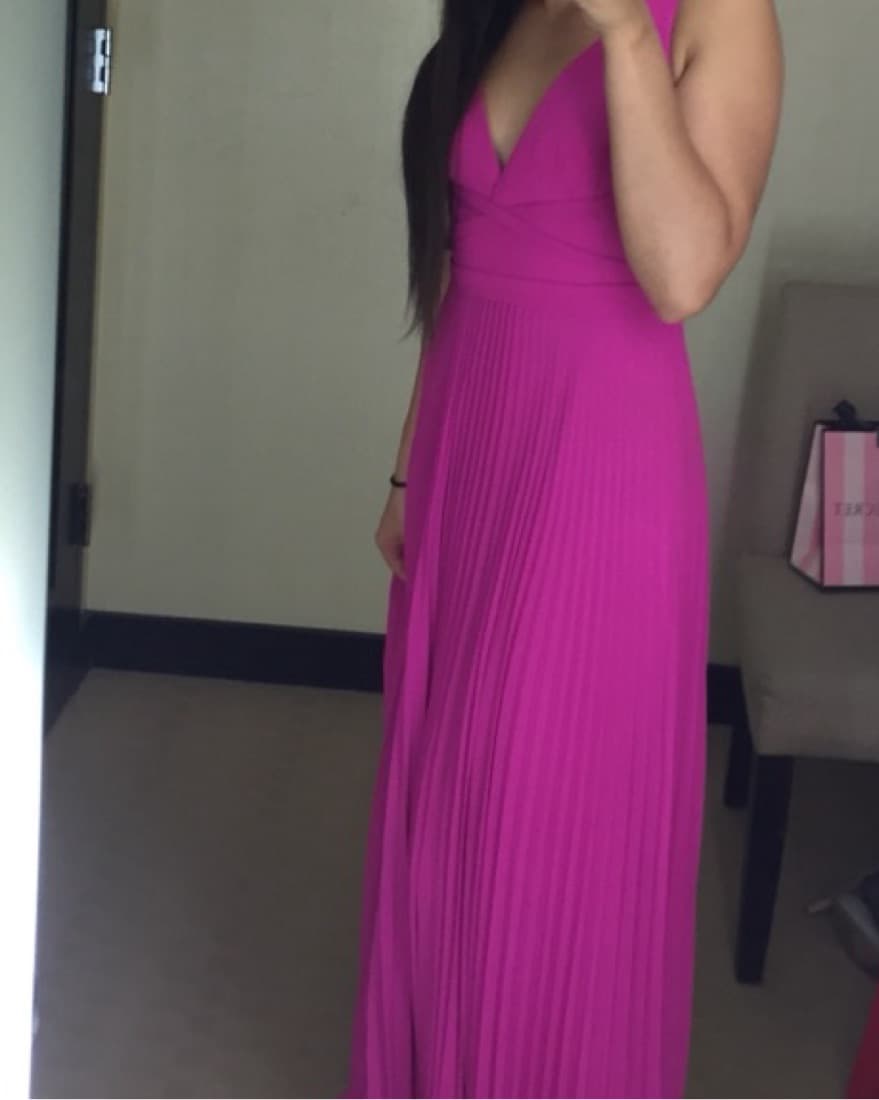 Pink Fuschia Formal Maxi Dress - Image 3