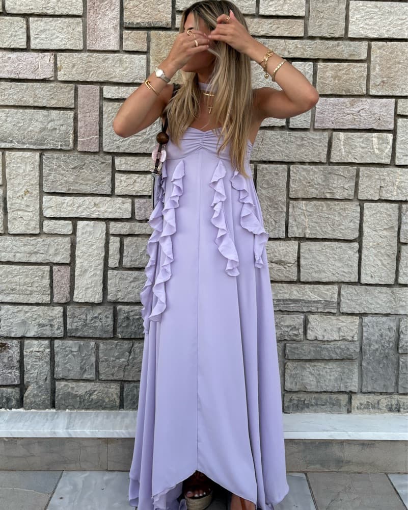 Purple Formal Maxi Dress - Image 2