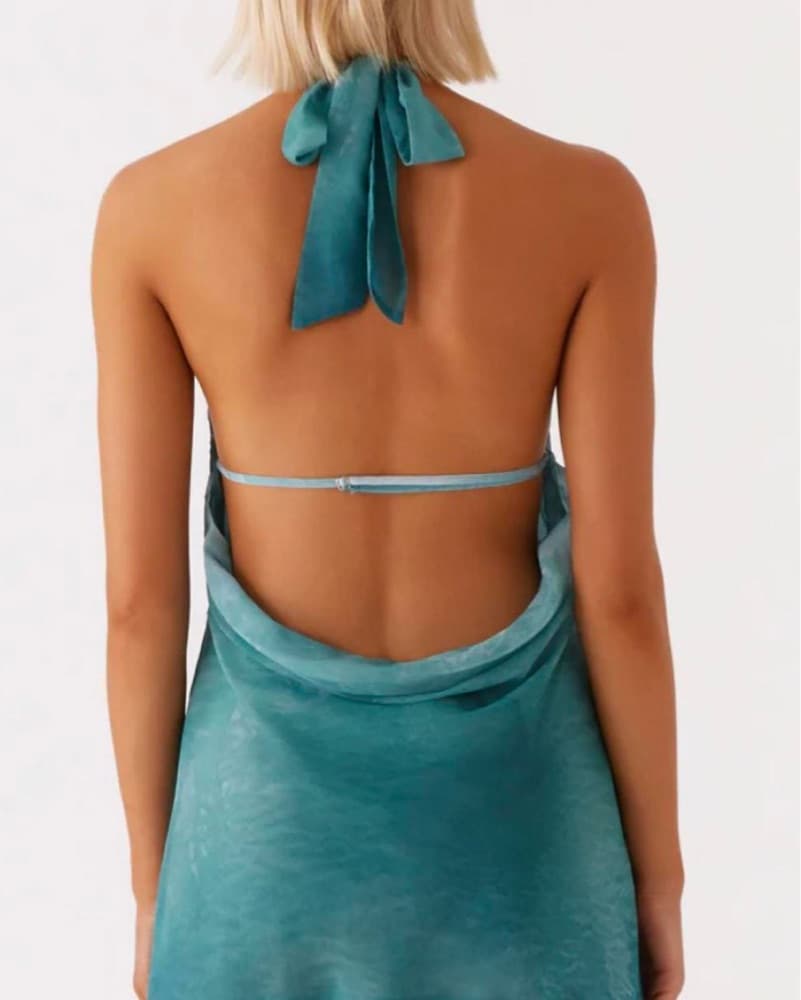 Peppermayo Ocean Blue Mini Dress - Image 2
