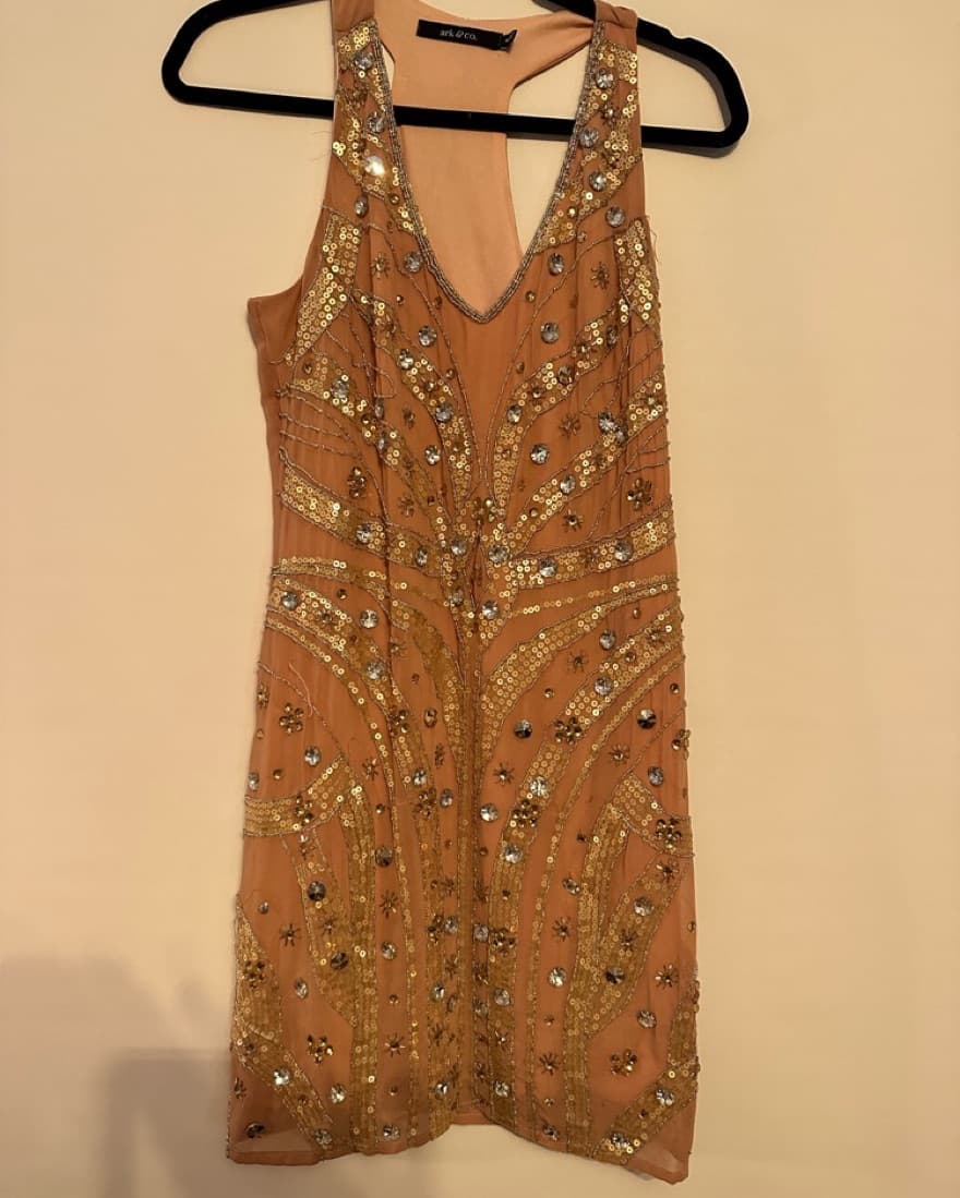 Y2k Does 20s Bejeweled Dress  - Image 3