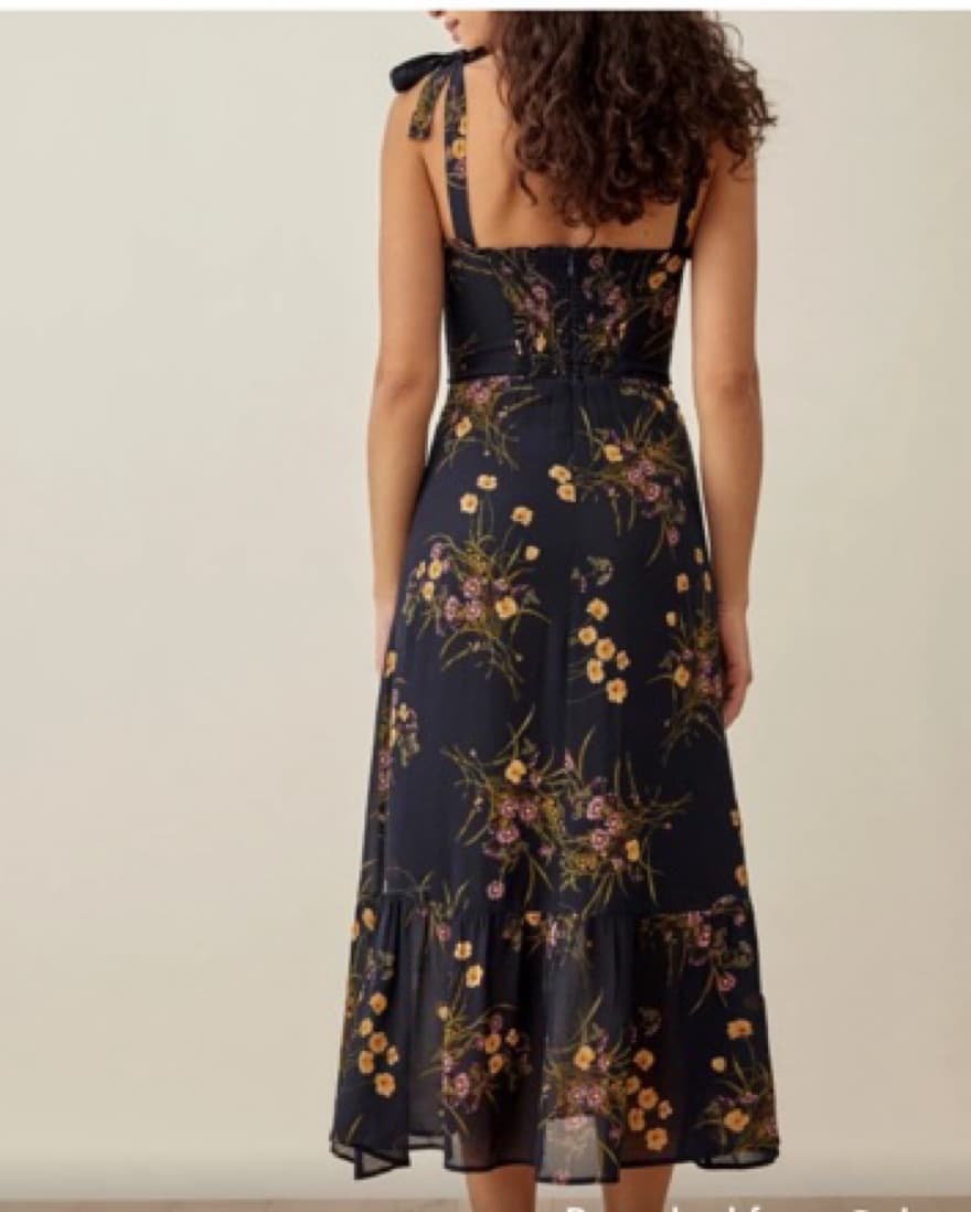 Reformation floral Nikita midi-dress - Image 4