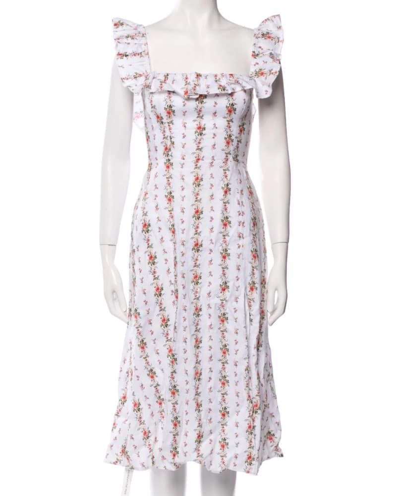 Reformation Amethyst Linen Dress  - Image 2