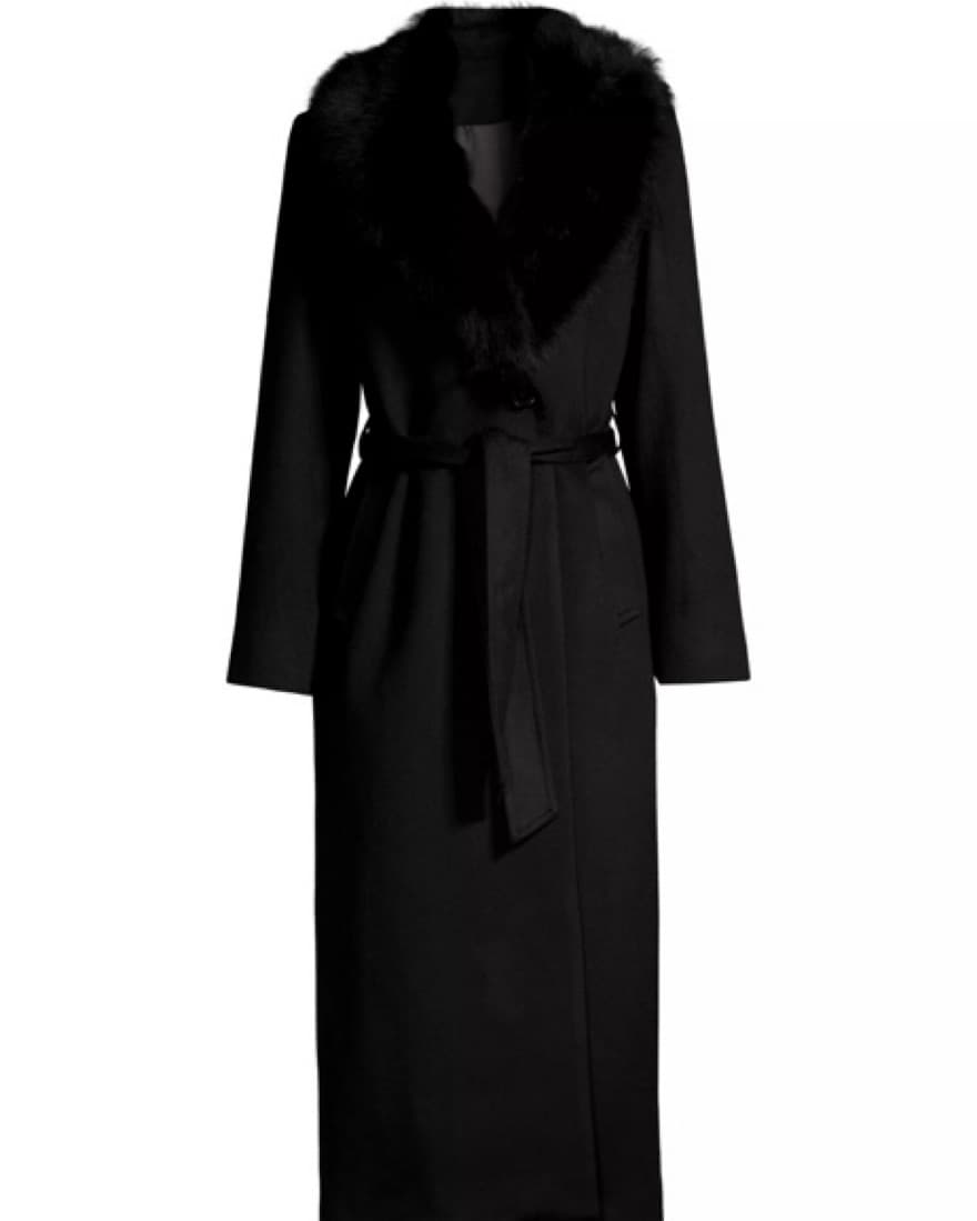 Cashmere / Wool fur coat - Image 3