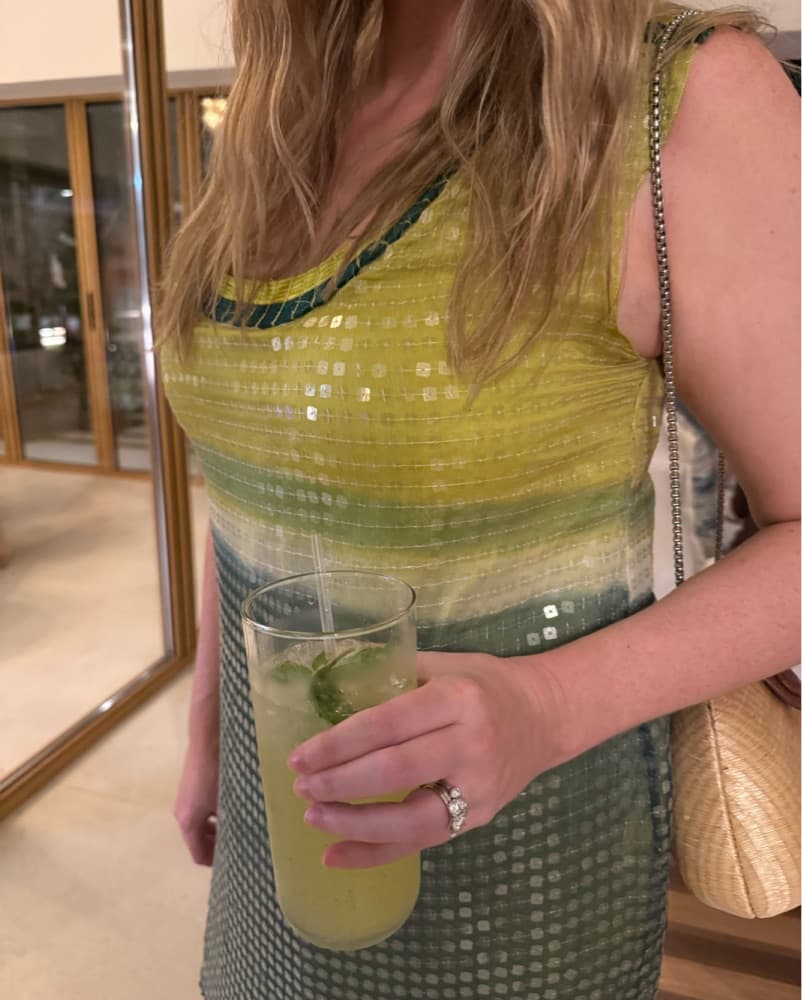 Vintage Green Silk Sequin Cocktail Dress - Image 2