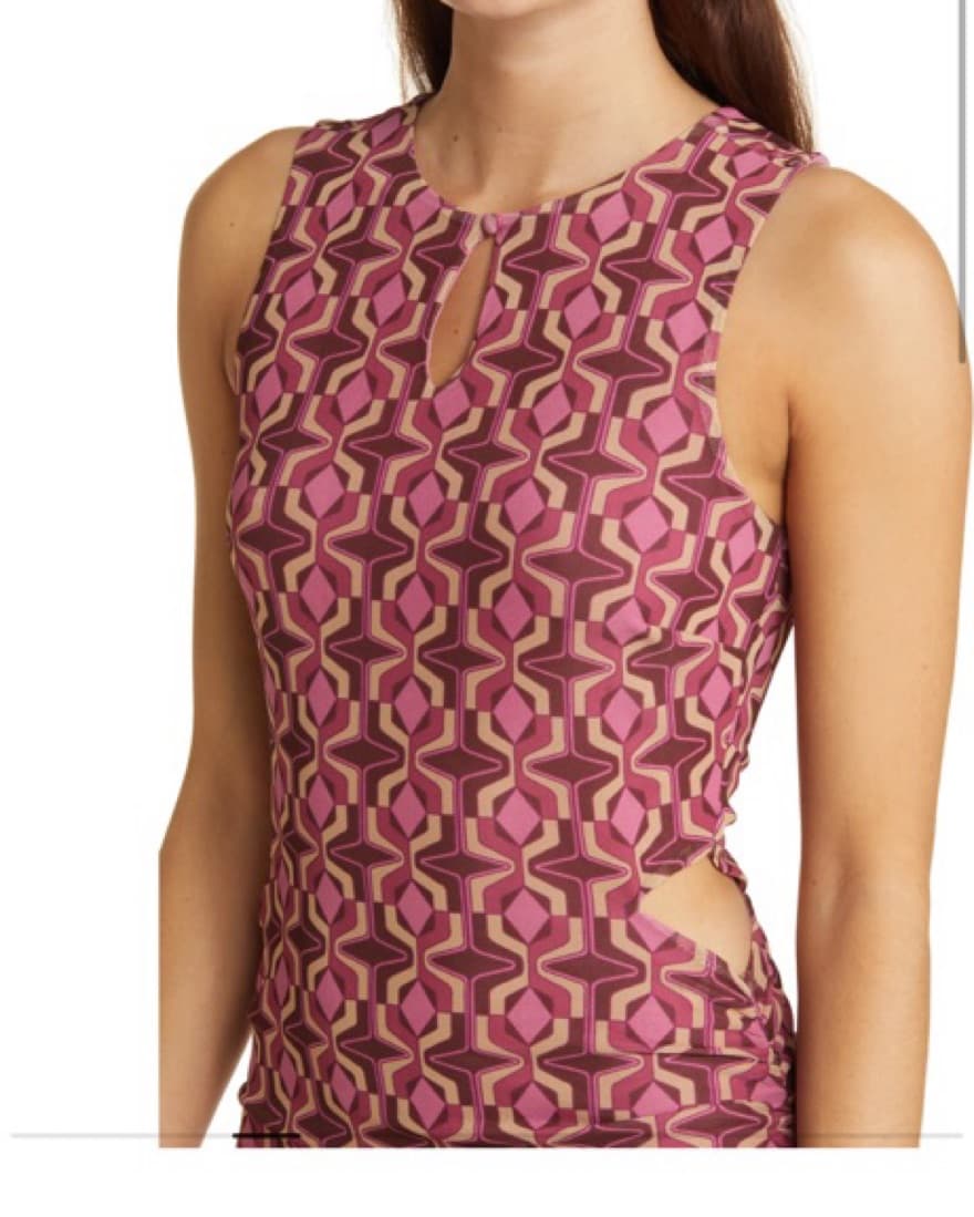 BTFL-life Eilidh Cutout Mesh Maxi Dress  - Image 4