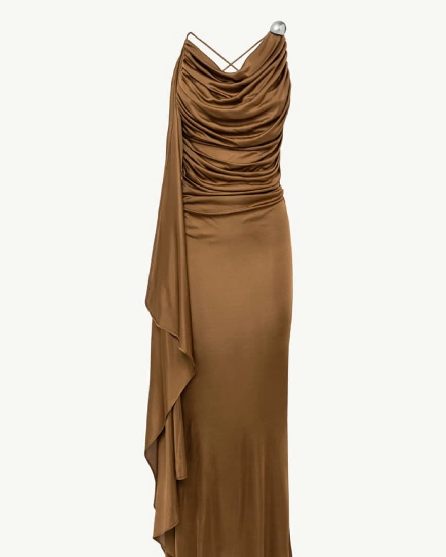 Giuseppe Di Morabito Draped Long Dress  - Image 2