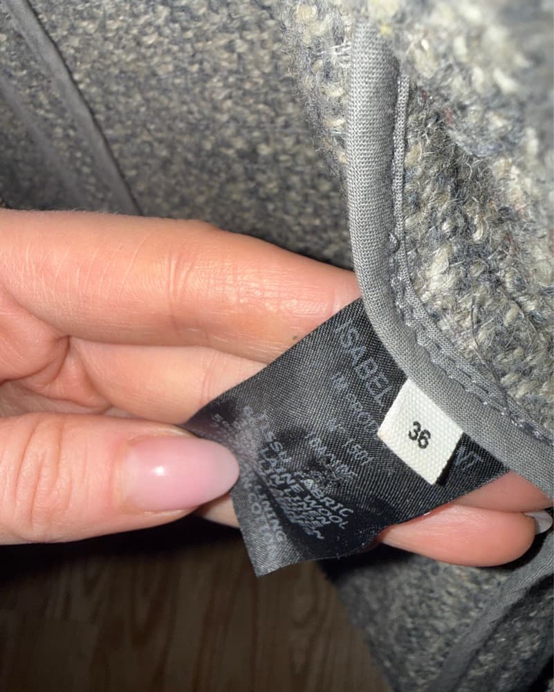 Isabel Marant Wool Dress coat Zip Up - Image 3
