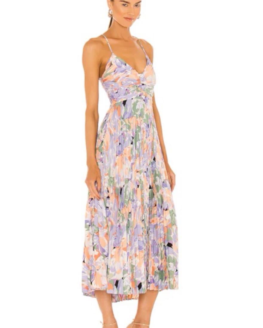 ASTR The Label Blythe Dress in Coral - Image 2