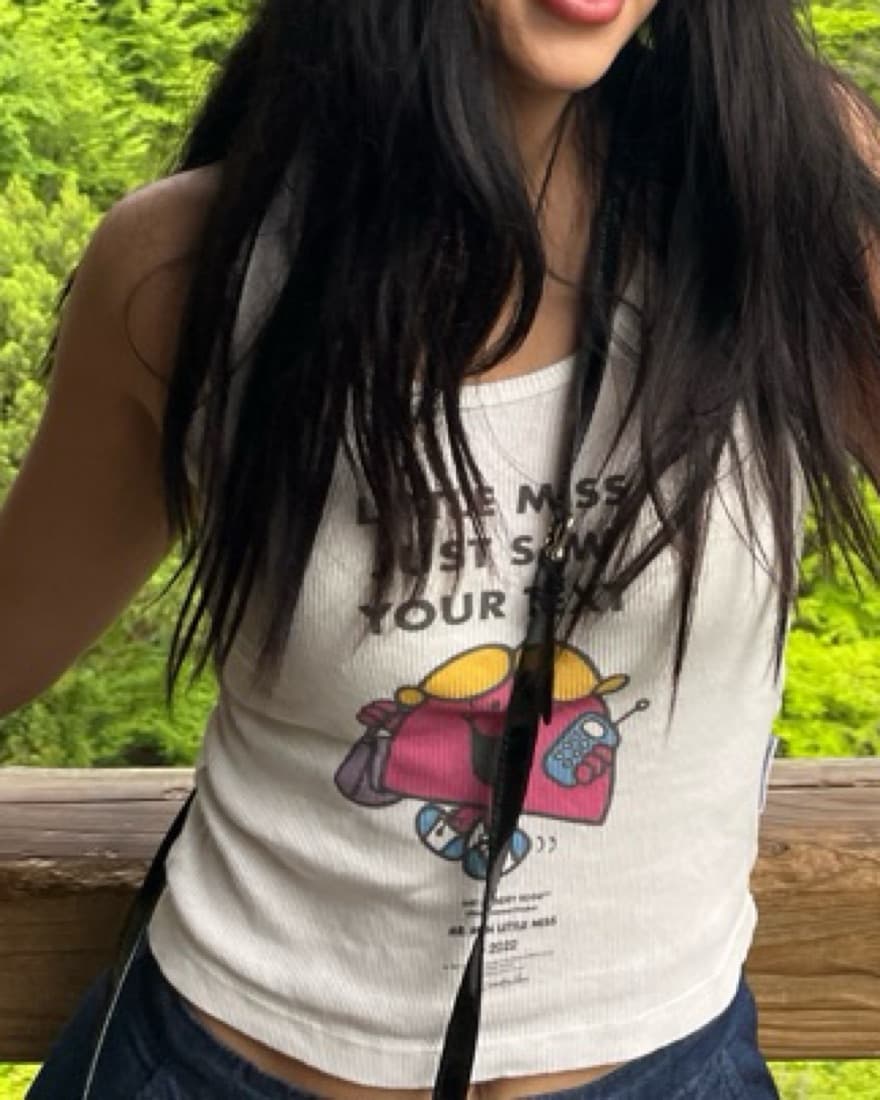 Little Miss Ribbed Tank - Image 2