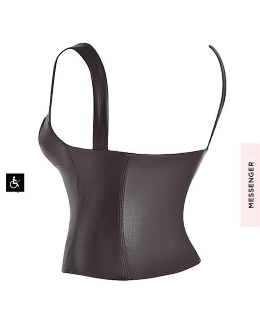 House Of CB James Vegan Leather Corset - Image 6