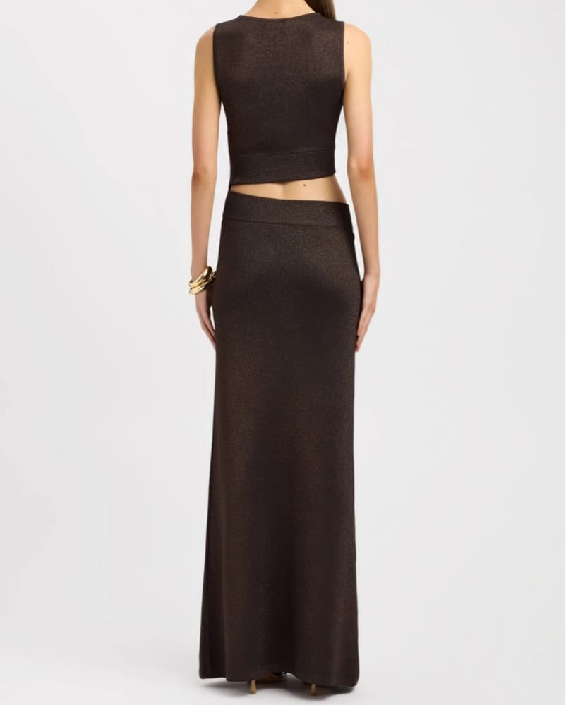 Kookai Brown Dress - Image 2