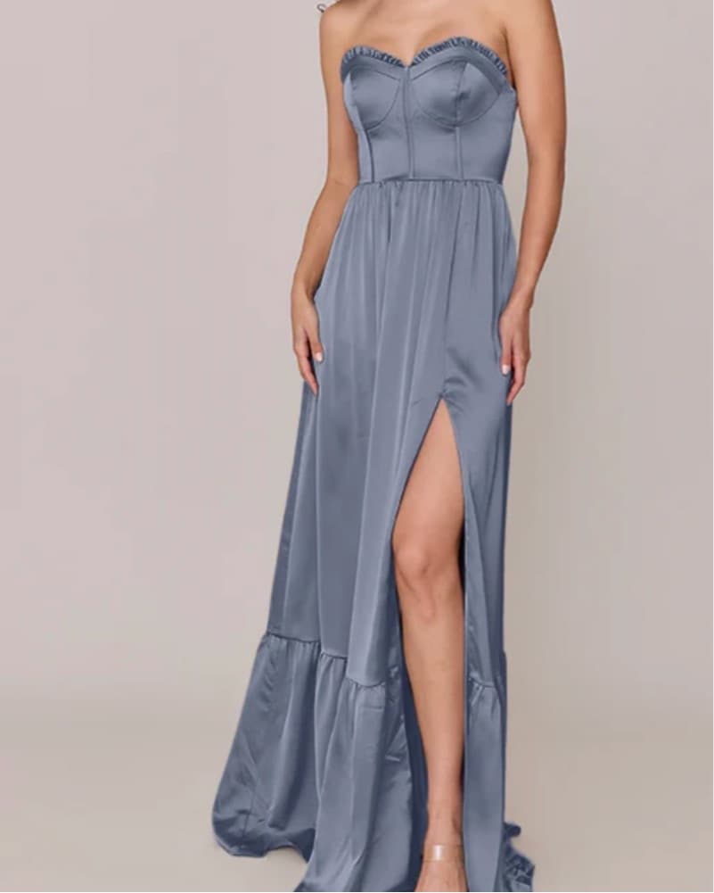 Revelry Valentina Satin dress - Image 1