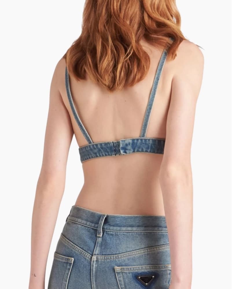 Prada Denim Bra Top - Image 4